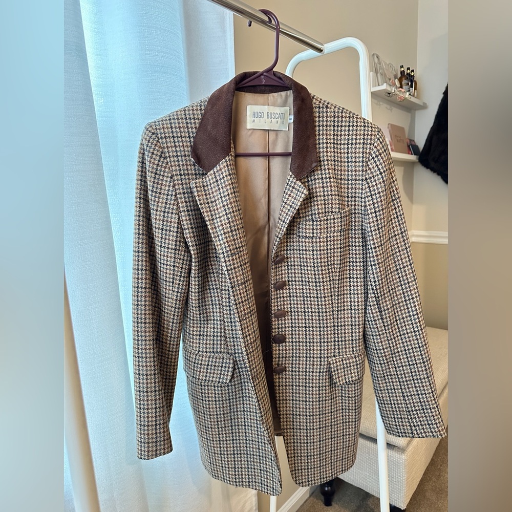 Hugo Buscati Milano vintage tweed blazer